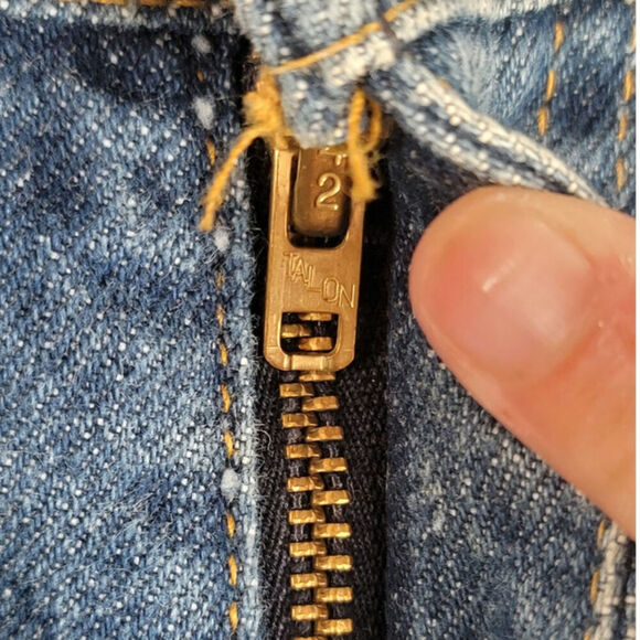 VINTAGE LEVI'S 646 ORANGE TAB 1970'S MEDIUM WASH, sz 31x30 - Picture 4 of 16